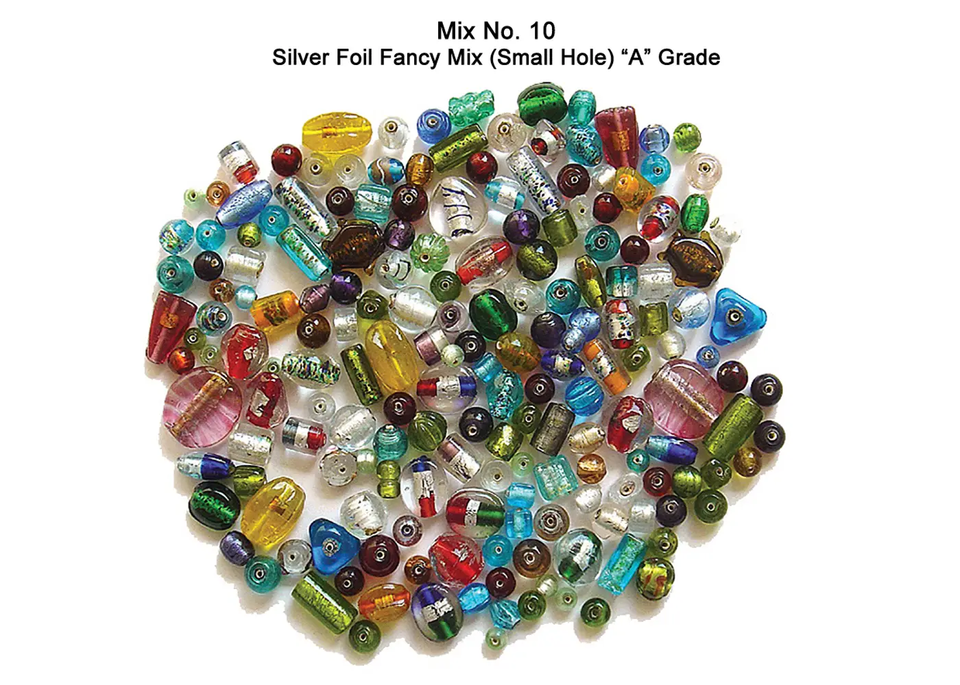Silver Foil Fancy Mix (Small Hole) (A) Grade